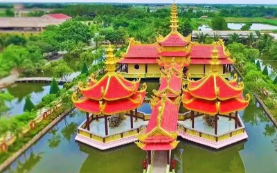 Chùa Vạn Phước Bình Đại - Khu du lịch Bến Tre