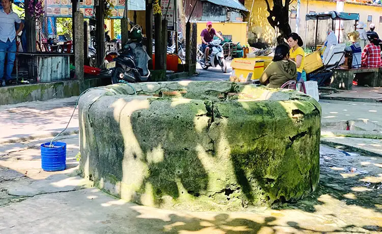 giếng cổ chămpa cù lao chàm