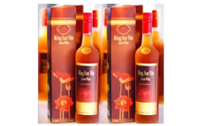 Hồng sen tửu - Đặc sản Đồng Tháp