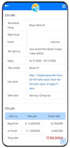 Hướng dẫn đặt Tour Bình Ba