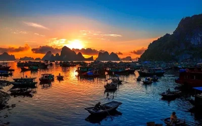 Làng chài và khu hậu cần nghề cá đảo Cô Tô