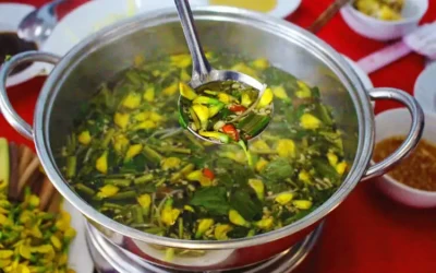 Lẩu cá linh bông điên điển - Đặc sản Cần Thơ