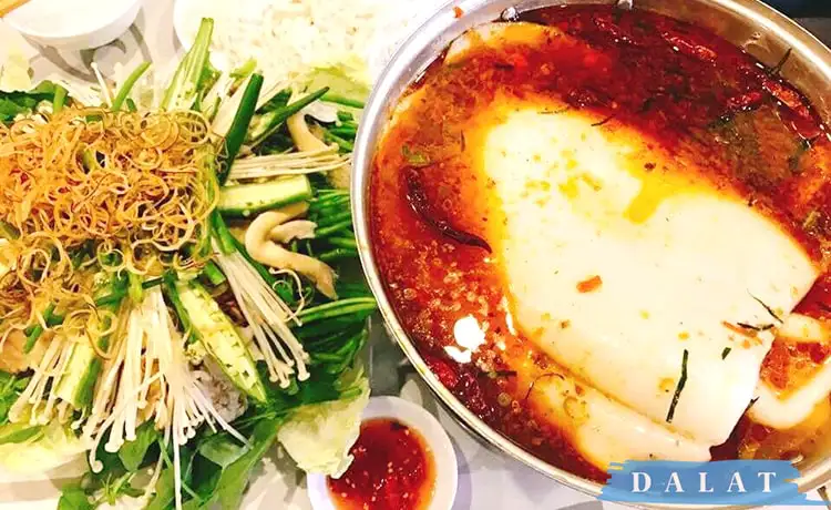 món ngon lẩu mực đà lạt