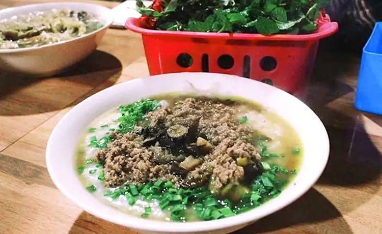 món ngon hà giang cháo ấu tẩu