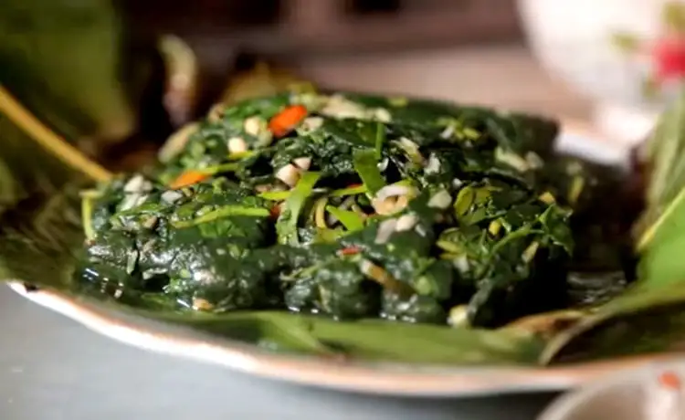 món ngon hà giang rêu nướng