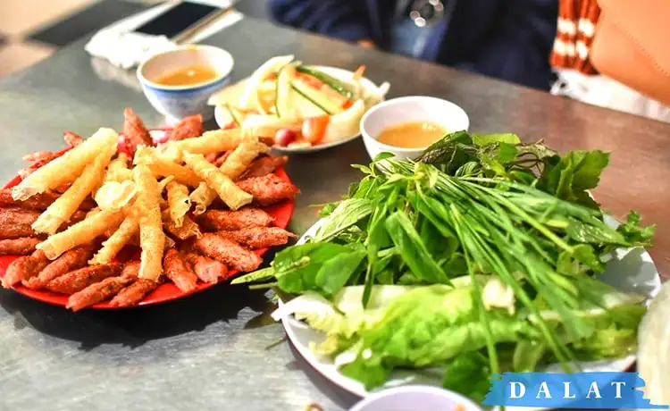 món ngon nem nướng đà lạt
