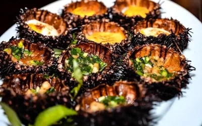 Nhum nướng mỡ hành Hòn Sơn