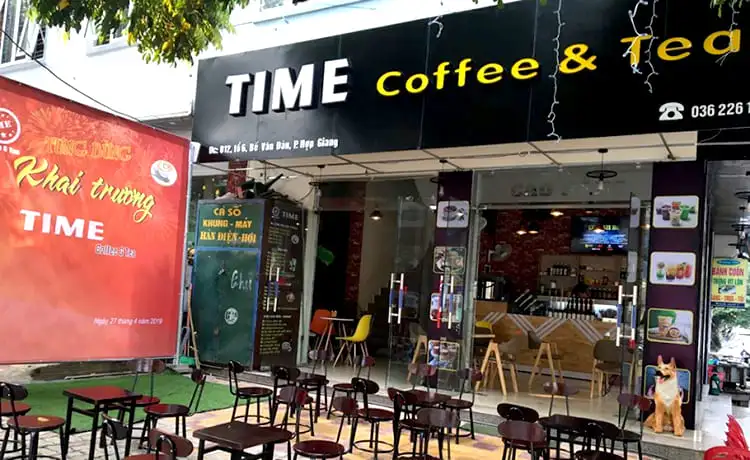 quán time coffee cao bằng