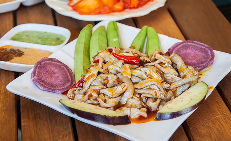 đặc sản hạ long sá sùng khô