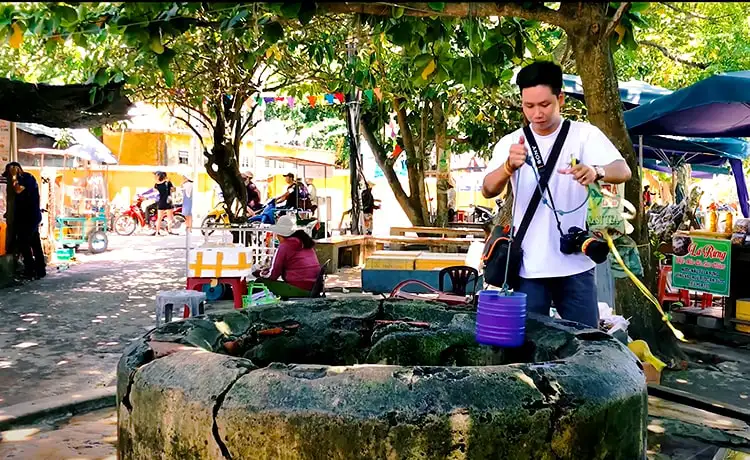 giếng cổ chămpa cù lao chàm