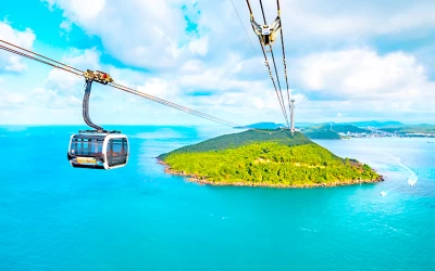Tour Cáp treo Hòn Thơm - Cano 4 đảo Phú Quốc 1 ngày