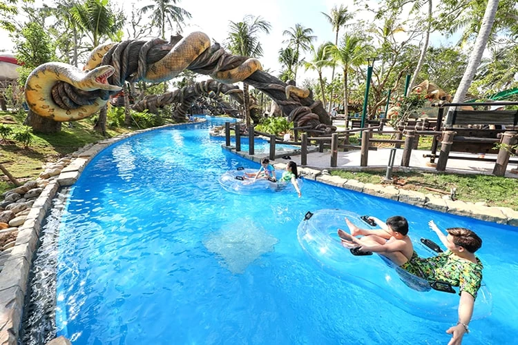 Tour Cáp treo Hòn Thơm - Công viên Nước - Tham quan Nam đảo Phú Quốc 1 ngày