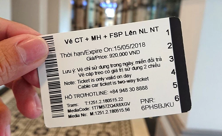 đặt vé Cáp treo Fansipan Legend Sa Pa